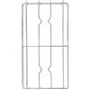SAMET Griglia 2 fuochi in acciaio per cucina piano cottura Samet cm.43,3 x 23