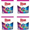 Dixan DISCS 4in1 Color Detersivo Lavatrice, Capsule lavatrice per colori vivaci