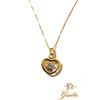 Collana Catenina 45cm ORO GIALLO Punto Luce con Cuore ORO 18 KT 750% List 285€