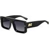 Dsquared2 Occhiali da Sole DSQUARED2 D2 0141/S 807 BLACK 53/23/145 Uomo