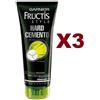 Garnier 3 PZ GARNIER FRUCTIS STYLE HARD CEMENTO GEL FISSAGGIO ASSOLUTO 200ML PER CAPELLI