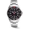 Orologio Lorenz Tako Special Nero Rosso 030254GG Watch Automatico Acciaio Uomo