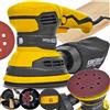 Kraft e Dele Levigatrice Orbitale Eccentrica 1200W Rotorbitale con Sacchetto Aspiratore
