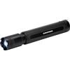 GRUNDIG Torcia a LED, 1200 lumen, 12 W, portata 200 m, 3 modalità di illuminazione: alta, bassa, pulsante, nero/arancione