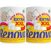 Renova 200092219 Asciugamano Di Carta Maxiabsorpt.extra Xxl, 1 Rotoli, Bianco, 28.8 M, color Bianco (Confezione da 2)