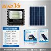 Faro Led 200W Con Pannello Solare 12w Sensore Crepuscolare Esterno Ip66 150lm/W