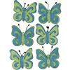 Rayher 5308308 - Farfalle in feltro, 5 cm, confezione da 6 pezzi, colore: Blu