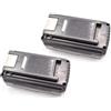 vhbw 2x Batteria per Ryobi RY40600 RY40601 RY40530 RY40610 RY40511 RY40601A 5Ah 36V