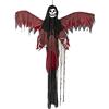 Boland - Killer rosso sospeso con LED, 198 cm | Con occhi luminosi, suoni, movimenti e alimentato a batterie, per Halloween e feste da brivido