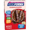 Pesoforma Barrette Fondente Amabile, Pasto sostitutivo proteico, Barrette per il controllo del peso, Barrette proteiche al cioccolato per restare in forma, Solo 236 calorie, 12x31g