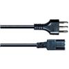 GBC Cavo Alimentazione Spina 2p+t 10a Presa Tripolare GBC 14218100