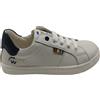 walkey scarpe da bambino sneakers bimbo Walkey in pelle bianche 26 lacci e cerniera