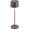Zafferano Olivia Pro lampada da tavolo corten Zafferano LD1850R3