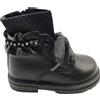 walkey stivali da bambina scarpe bimba 20 21 in pelle stivaletti invernali neri Walkey