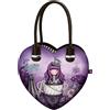 Santoro Borsa Santoro Gorjuss a Forma di Cuore Lost in Wonderland Tessuto Effetto Raso