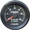 Simoni Racing Contagiri 2" 52mm Black Face per Diesel turbodiesel