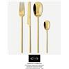 Sambonet - 100 Pvd Gold/Oro - Set Posate 24 pezzi 6 persone - Rivenditore