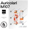 HOCO M107 AURICOLARI ORANGE CON FILO 3,5MM + COMANDI E MICROFONO