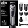 Braun Regolabarba Braun BT7420 BEARDTRIMMER 7 Grigio siderale Precision Beard Trimmer