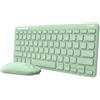 Trust Tastiera e mouse Trust 24943 LYRA Wireless Green, set da gioco senza fili per