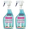 Nuncas Glasnet Detergente per Vetri e Specchi - 750ml (Confezione da 2)