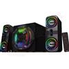 aglow.it Casse Bluetooth Rgb 2.1 Altoparlante per televisore o computer con subwoofer 2.1