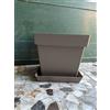 Plastecnic Vaso +sottovaso Quadro My Mood 25cm Beige Scuro