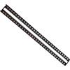 Yasta Lampadario Sospensione Led Bilaterale Luce Naturale Nero AST-115D 40W 4000K