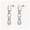 BROSWAY RIBBON ORECCHINI PENDENTI IN ACCIAIO E ZIRCONI BBN43 (4204)