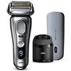Marrone Rasoio elettrico Braun Series 9 Pro 9477cc con PowerCase Wet & Dry / Express