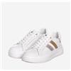 Lumberjack Sneakers Lumberjack Daria pelle bianca, oro e rosa SCONTO