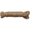 Glorex 228-Corda di Iuta, Spessore 8 mm, Robusta Corda a Maglia, Lunghezza 10 m, per lavori in casa e in Giardino, per Artigianato e Decorazioni, Colore Nature, 6 1860 228