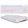ABKO Tastiera da gioco ABKO K515 Axial Exchange Side RGB Lighting Bianco Blu Click