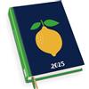 DUMONT Limone 2025 ‒ Diario tascabile Doodle Art, Agenda con calendario settimanale, formato 11,3 x 16,3 cm
