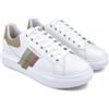 Lumberjack Sneakers Lumberjack Juliette pelle bianca e oro SCONTO