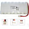GP Batteria allarme SICURIT pila ricaricabile 9,6v 1800mAh Visonic PowerMax PRO