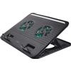 Trust Cyclone Supporto per Laptop; Con 2 Ventole Di Raffreddamento