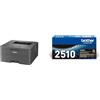 Brother HLL2445DW Stampante Laser B/N, 32 ppm in BUNDLE con TN2510 Toner originale, fino a 1200 pagine