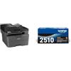 Brother MFCL2835DW Multifunzione Laser B/N, 32 ppm in BUNDLE con TN2510 Toner originale, fino a 1200 pagine