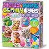 4M 00-04800 Modella e Dipingi Animali con Occhi Mobili - Kit Creativo Set Gesso per Creare Calamite Frigo e Spillette, Gioco Educativo per Bambini, Regalo Artistico Fai-da-Te