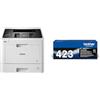 Brother HLL8260CDW Stampante Laser a Colori, 31 ppm TN423BK Toner nero originale, fino a 3000 pagine