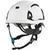 JSP EVO ALTA SKYWORKER Casco di Sicurezza Stile Alpinismo - Ventilato - Bianco - Sottogola 4 Punti - Caschetto da Cantiere - Per Edilizia Alta, Corde e Soccorso - EN 12492 e EN 50365