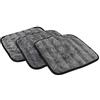 The Rag Company Gauntlet asciugamano, misto 70/30 di microfibra coreana, progettato per asciugare i veicoli più velocemente senza graffiare vernice o vetri, 900 g/m², 30,5 x 30,5 cm, grigio,