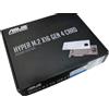 ASUS Hyper M.2 X16 Gen 4 PCIE 4.0/3.0 x4 NVME RAID scheda di espansione nuova