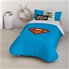 BL BELUM BELUM | Copripiumino Superman | Copripiumino Modello Superman | Copripiumino con bottoni | Copripiumino 100% cotone | Copripiumino (letto da 105 (180 x 240 cm))