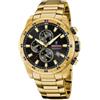 Festina orologio uomo cronografo festina F20541/4 cassa acciaio PVD oro quadrante nero