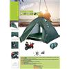 BERTONI tenda igloo nordkapp 3 posti doppio telo per moto campeggio escursioni