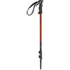 Gipron bastoni da trekking telescopici Expedition FlickLock - coppia di bastoni da escursionismo in alluminio - Made in Italy (Rosso)