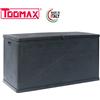 TOOMAX BAULE MULTIUSO IN RESINA EFFETTO LEGNO LT.420 ANTRACITE CM.120 X 56 X 63 WOOD