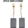 Bosch 2 Pz Carbonio Spazzole Ricambio for Smerigliatrice B 9250 Gws 1000/10 125/10 125